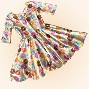 Dot Dot Smile DDS Ballerina Twirl Dress dress-Assorted Donuts Size 5/6